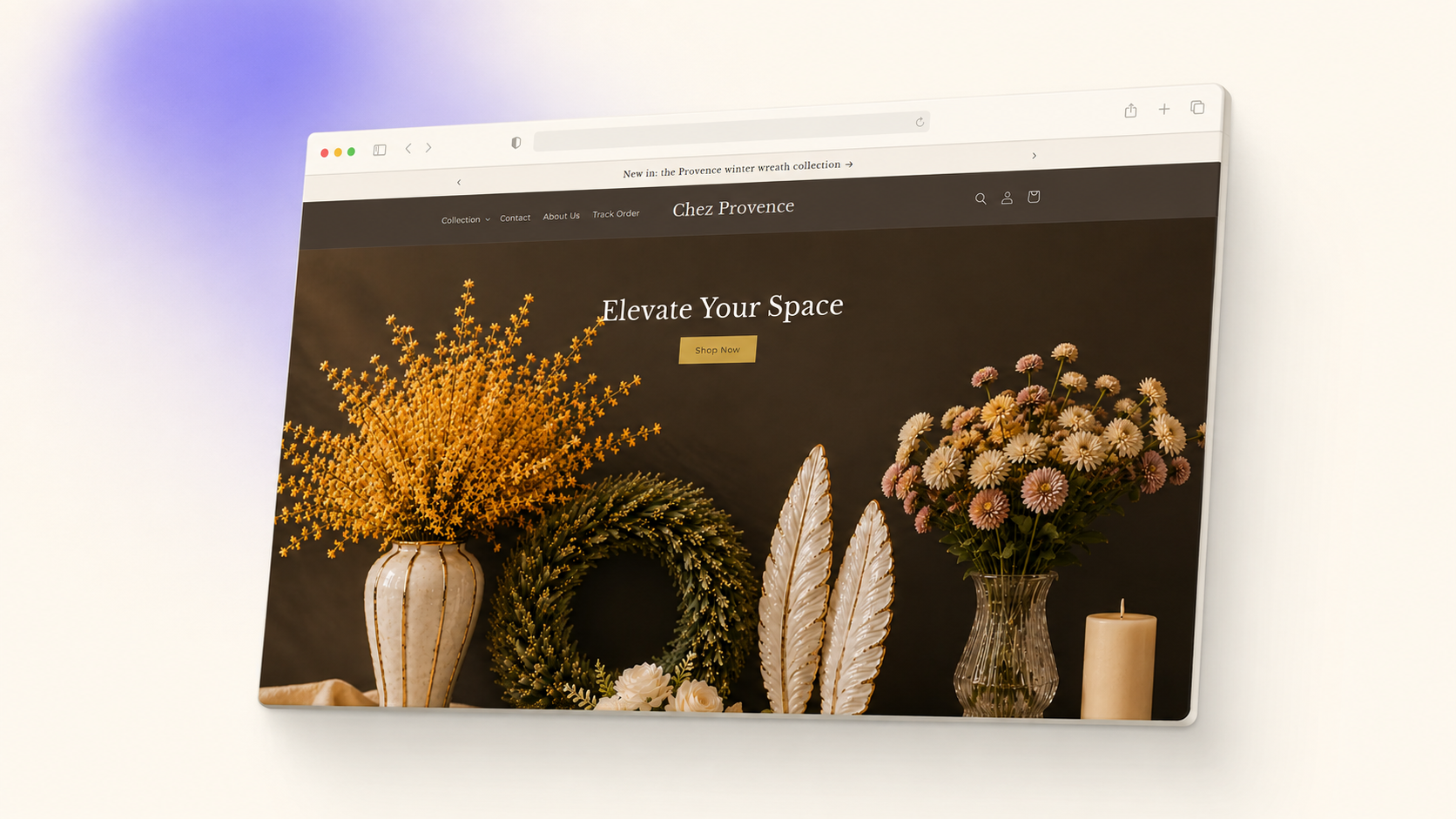 Chez Provence website preview